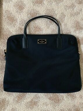 Kate Spade Black Nylon Laptop Tote 👜